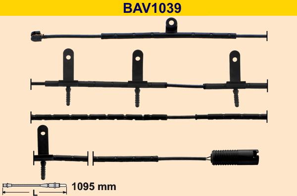 Barum BAV1039 - Indikators, Bremžu uzliku nodilums autodraugiem.lv