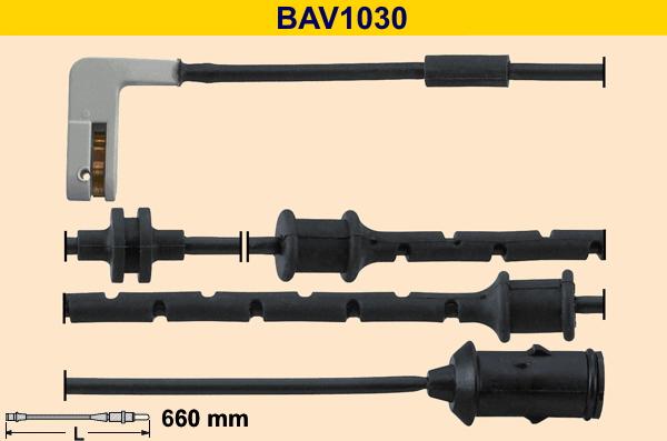 Barum BAV1030 - Indikators, Bremžu uzliku nodilums autodraugiem.lv