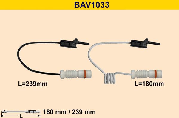 Barum BAV1033 - Indikators, Bremžu uzliku nodilums autodraugiem.lv
