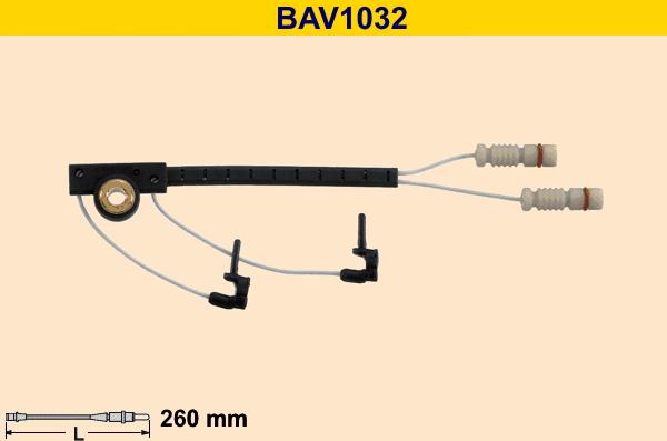 Barum BAV1032 - Indikators, Bremžu uzliku nodilums autodraugiem.lv