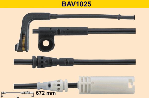 Barum BAV1025 - Indikators, Bremžu uzliku nodilums autodraugiem.lv
