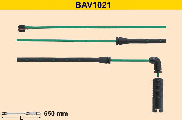 Barum BAV1021 - Indikators, Bremžu uzliku nodilums autodraugiem.lv