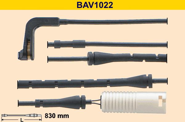 Barum BAV1022 - Indikators, Bremžu uzliku nodilums autodraugiem.lv