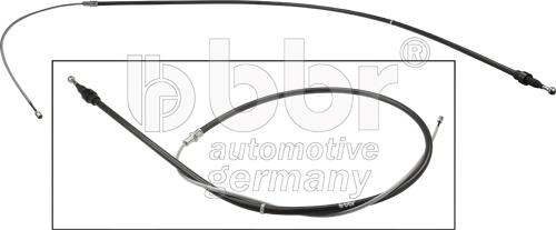 BBR Automotive 001-10-17933 - Trose, Stāvbremžu sistēma autodraugiem.lv