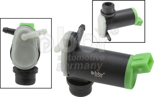 BBR Automotive 001-10-21163 - Ūdenssūknis, Stiklu tīrīšanas sistēma autodraugiem.lv