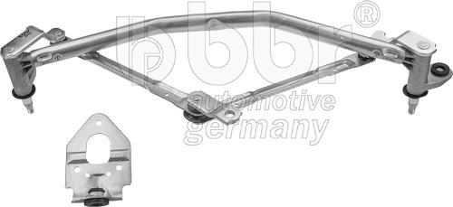 BBR Automotive 002-40-09506 - Stiklu tīrītāja sviru un stiepņu sistēma autodraugiem.lv