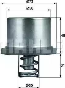 Behr THD 2 89 - Termostats, Dzesēšanas šķidrums autodraugiem.lv