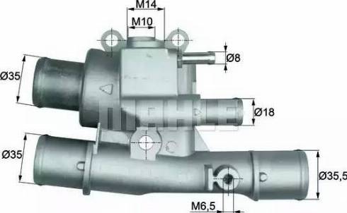 Behr TI 124 88 - Termostats, Dzesēšanas šķidrums autodraugiem.lv