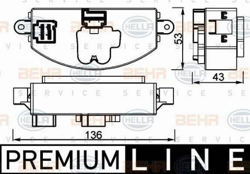 BEHR HELLA Service 5HL 351 332-471 - Regulators, Salona ventilators autodraugiem.lv