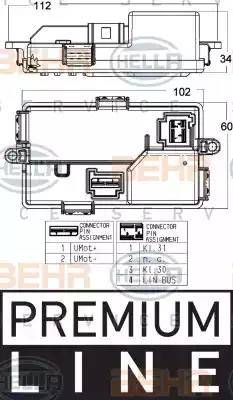 BEHR HELLA Service 5HL 351 321-671 - Regulators, Salona ventilators autodraugiem.lv