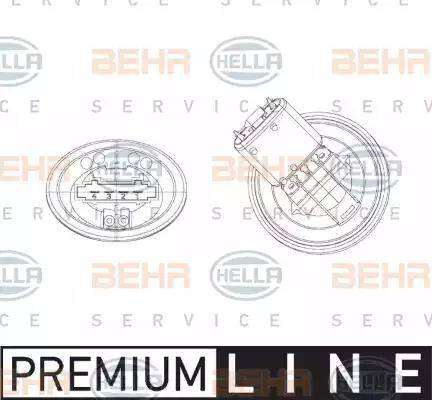 BEHR HELLA Service 5HL 351 321-301 - Regulators, Salona ventilators autodraugiem.lv