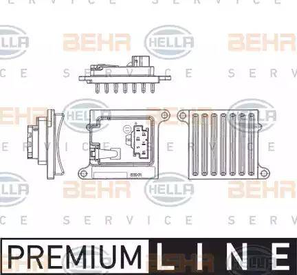 BEHR HELLA Service 5HL 351 321-241 - Regulators, Salona ventilators autodraugiem.lv