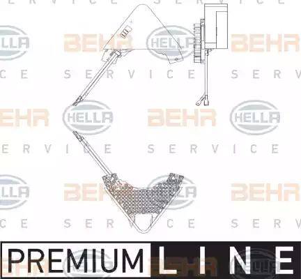 BEHR HELLA Service 5HL 351 321-221 - Regulators, Salona ventilators autodraugiem.lv