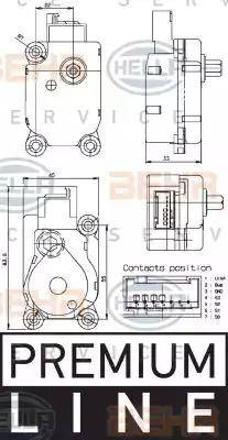 BEHR HELLA Service 6NW 351 329-651 - Regulēšanas elements, Jaucējkrāns autodraugiem.lv