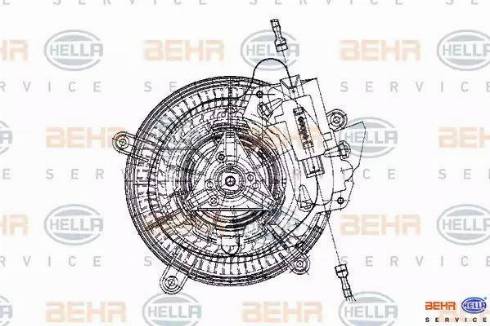 BEHR HELLA Service 8EW 009 159-301 - Salona ventilators autodraugiem.lv