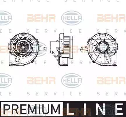 BEHR HELLA Service 8EW 009 157-141 - Salona ventilators autodraugiem.lv