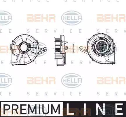 BEHR HELLA Service 8EW 009 157-111 - Salona ventilators autodraugiem.lv