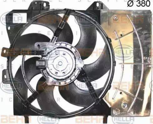 BEHR HELLA Service 8EW 351 044-171 - Ventilators, Motora dzesēšanas sistēma autodraugiem.lv