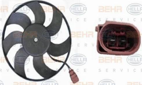 BEHR HELLA Service 8EW 351 040-414 - Ventilators, Motora dzesēšanas sistēma autodraugiem.lv