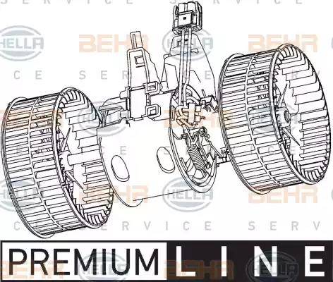 BEHR HELLA Service 8EW 351 040-651 - Salona ventilators autodraugiem.lv