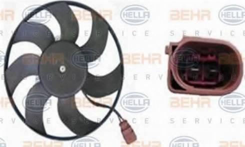 BEHR HELLA Service 8EW 351 040-061 - Ventilators, Motora dzesēšanas sistēma autodraugiem.lv