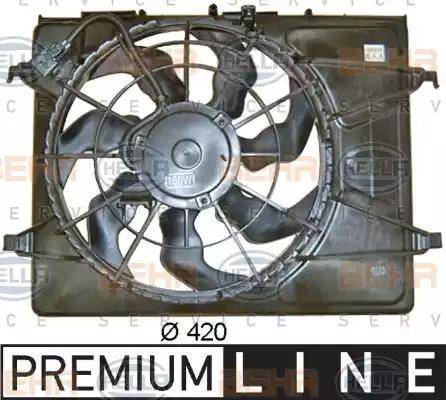 BEHR HELLA Service 8EW 351 043-351 - Ventilators, Motora dzesēšanas sistēma autodraugiem.lv