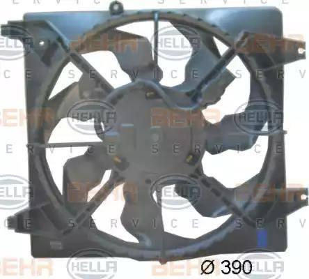 BEHR HELLA Service 8EW 351 043-201 - Ventilators, Motora dzesēšanas sistēma autodraugiem.lv