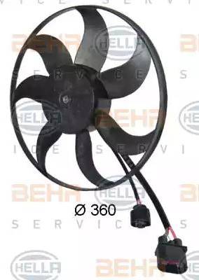 BEHR HELLA Service 8EW 351 039-171 - Ventilators, Motora dzesēšanas sistēma autodraugiem.lv