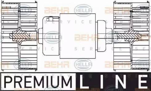 BEHR HELLA Service 8EW 351 029-041 - Salona ventilators autodraugiem.lv