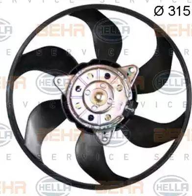 BEHR HELLA Service 8EW 351 150-204 - Ventilators, Motora dzesēšanas sistēma autodraugiem.lv