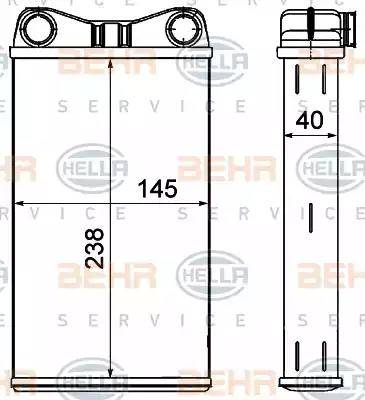 BEHR HELLA Service 8FH 351 000-541 - Siltummainis, Salona apsilde autodraugiem.lv