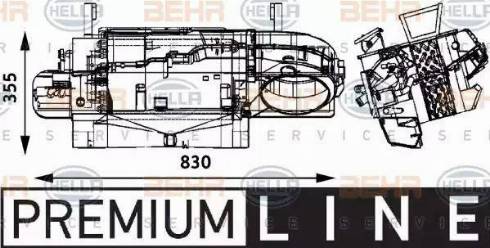 BEHR HELLA Service 8FH 351 314-531 - Siltummainis, Salona apsilde autodraugiem.lv