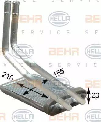 BEHR HELLA Service 8FH 351 315-691 - Siltummainis, Salona apsilde autodraugiem.lv