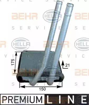 BEHR HELLA Service 8FH 351 315-281 - Siltummainis, Salona apsilde autodraugiem.lv