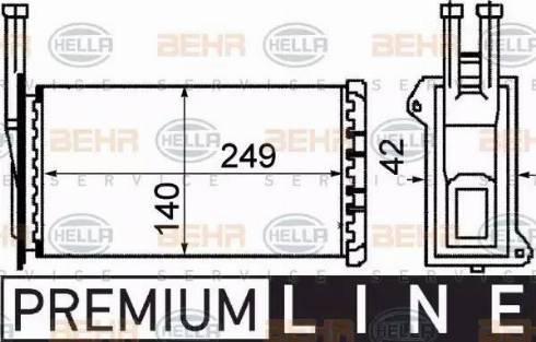 BEHR HELLA Service 8FH 351 311-571 - Siltummainis, Salona apsilde autodraugiem.lv