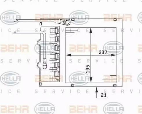 BEHR HELLA Service 8FH 351 311-151 - Siltummainis, Salona apsilde autodraugiem.lv