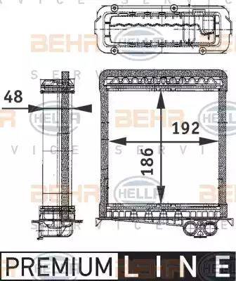 BEHR HELLA Service 8FH 351 311-751 - Siltummainis, Salona apsilde autodraugiem.lv