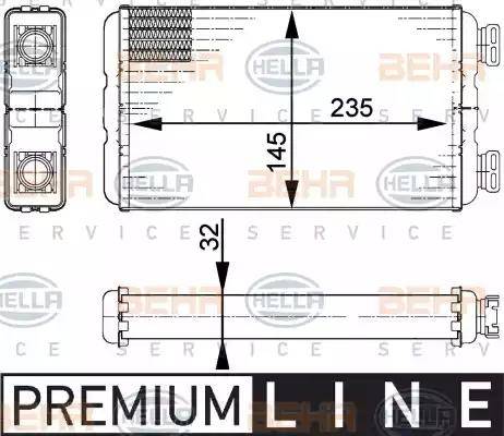 BEHR HELLA Service 8FH 351 313-011 - Siltummainis, Salona apsilde autodraugiem.lv