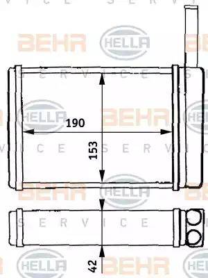 BEHR HELLA Service 8FH 351 313-121 - Siltummainis, Salona apsilde autodraugiem.lv