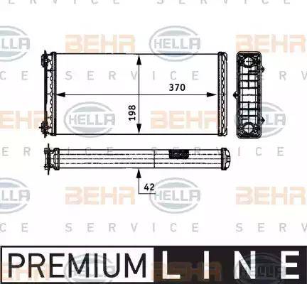 BEHR HELLA Service 8FH 351 312-181 - Siltummainis, Salona apsilde autodraugiem.lv