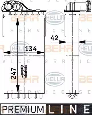 BEHR HELLA Service 8FH 351 312-131 - Siltummainis, Salona apsilde autodraugiem.lv