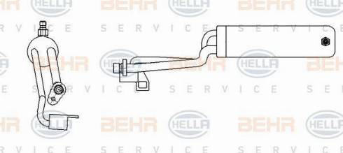 BEHR HELLA Service 8FT 351 192-754 - Sausinātājs, Kondicionieris autodraugiem.lv