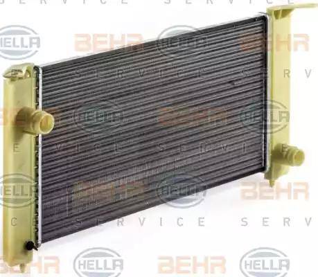 BEHR HELLA Service 8MK 376 900-081 - Radiators, Motora dzesēšanas sistēma autodraugiem.lv