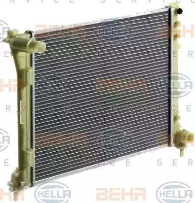 BEHR HELLA Service 8MK 376 900-211 - Radiators, Motora dzesēšanas sistēma autodraugiem.lv