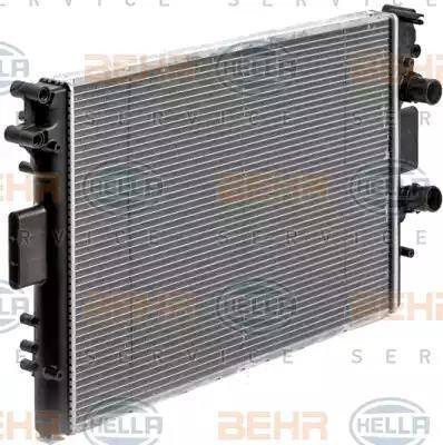 BEHR HELLA Service 8MK 376 900-231 - Radiators, Motora dzesēšanas sistēma autodraugiem.lv