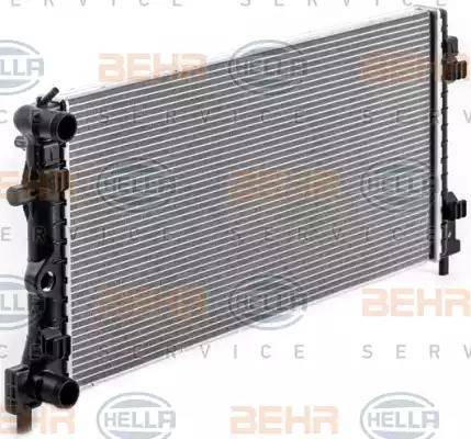 BEHR HELLA Service 8MK 376 902-004 - Radiators, Motora dzesēšanas sistēma autodraugiem.lv