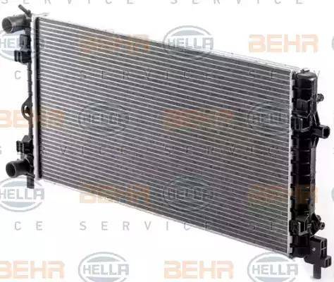 BEHR HELLA Service 8MK 376 902-004 - Radiators, Motora dzesēšanas sistēma autodraugiem.lv