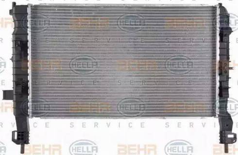 BEHR HELLA Service 8MK 376 910-284 - Radiators, Motora dzesēšanas sistēma autodraugiem.lv