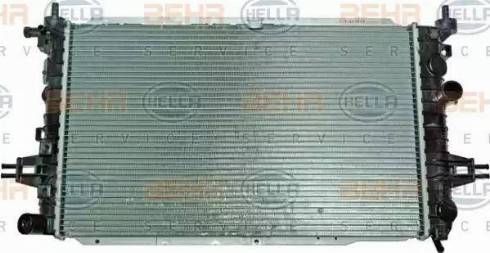 BEHR HELLA Service 8MK 376 790-021 - Radiators, Motora dzesēšanas sistēma autodraugiem.lv