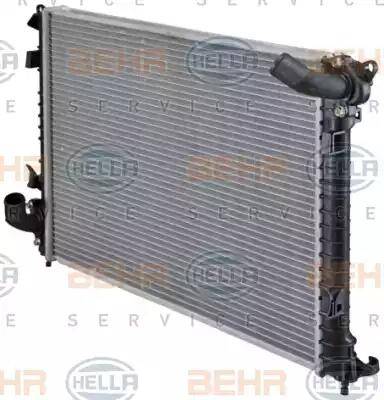 BEHR HELLA Service 8MK 376 749-511 - Radiators, Motora dzesēšanas sistēma autodraugiem.lv